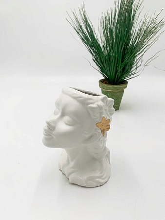 Ваза керамическая «Цветы в волосах» 11,5 х16 см (K135/3)